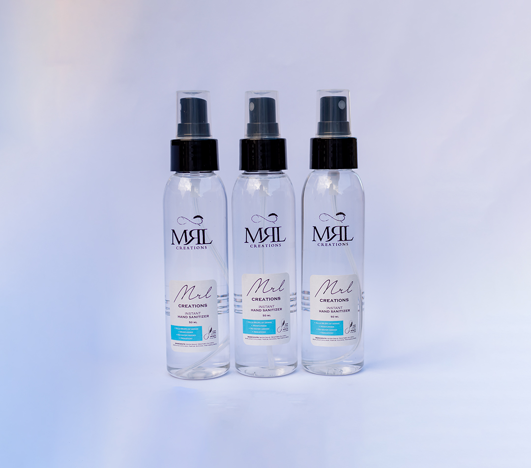 MRL CREATIONS 3 x 100ml HAND SANITISER