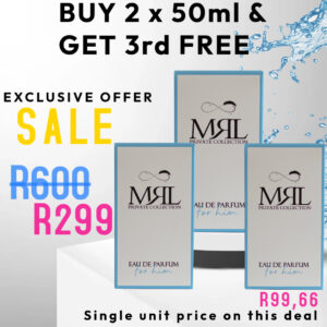 INSPIRED FRAGRANCE MEN's,BUY 2 At Discounted Price & GET 3rd FREE