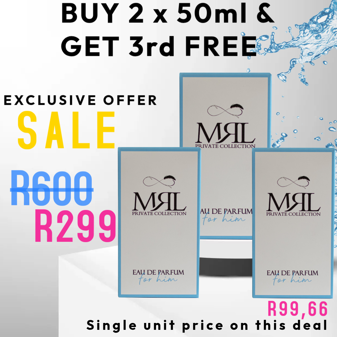 INSPIRED FRAGRANCE MEN's,BUY 2 At Discounted Price & GET 3rd FREE