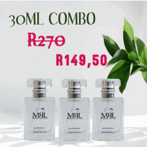 LADIES INSPIRED FRAGRANCE  3 X 30ml Perfume COMBO
