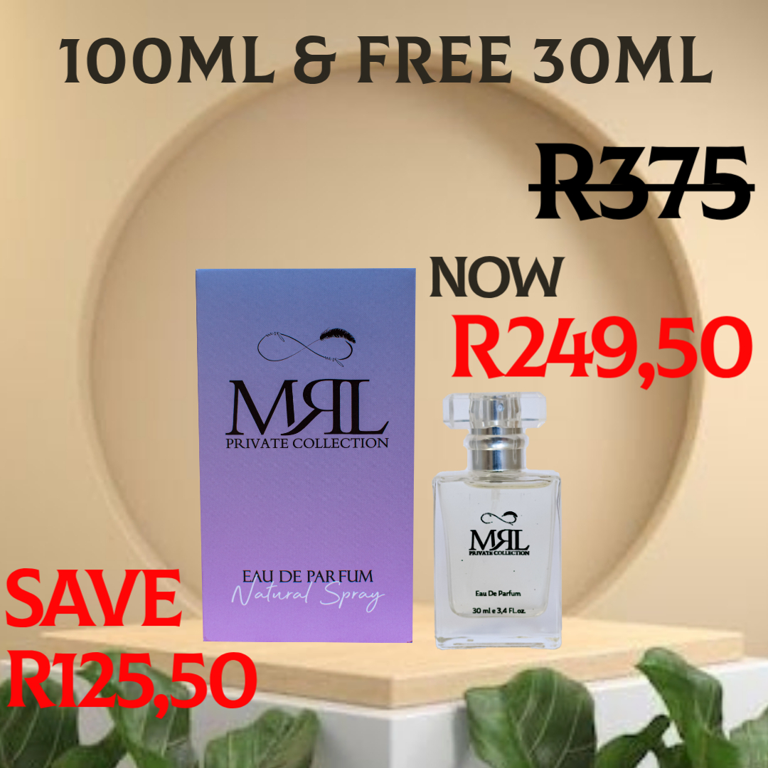 INSPIRED FRAGRANCE LADIES 100ml Plus FREE 30ml Perfume