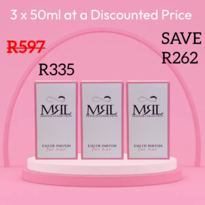 INSPIRED FRAGRANCE : LADIES 3 x 50ml At a Discounted Price