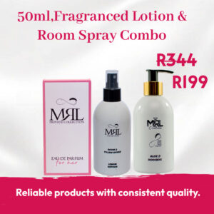 INSPIRED FRAGRANCE : LADIES 50ml,Room Spray & Fragranced Lotion Combo