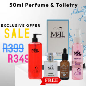 INSPIRED FRAGRANCE : MEN's 50ml,BEARD OIL,SHOWER GEL,30ML PERFUME PLUS HAIR & BODY MIST