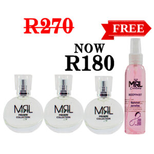 INSPIRED FRAGRANCE : LADIES 3 PACK 30ml PERFUME At SLASHED PRICE PLUS FREE HAIR & BODY MIST