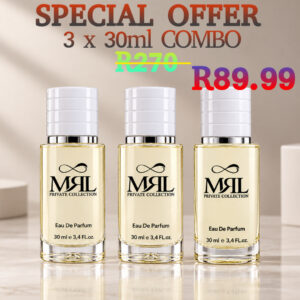 3 PACK 30ML FOR THE PRICE OF 1,SELECTED FRAGRANCES