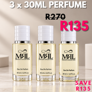 INSPIRED FRAGRANCE : LADIES 3 PACK 30ml PERFUME At SLASHED PRICE