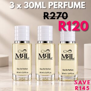 INSPIRED FRAGRANCE : LADIES 3 PACK 30ml PERFUME At SLASHED PRICE