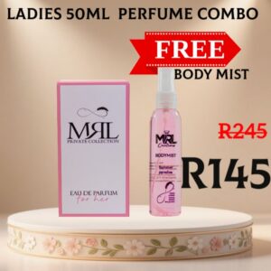 INSPIRED LADIES FRAGRANCE 50ML At Discounted Price Plus FREE Hair & Body Mist